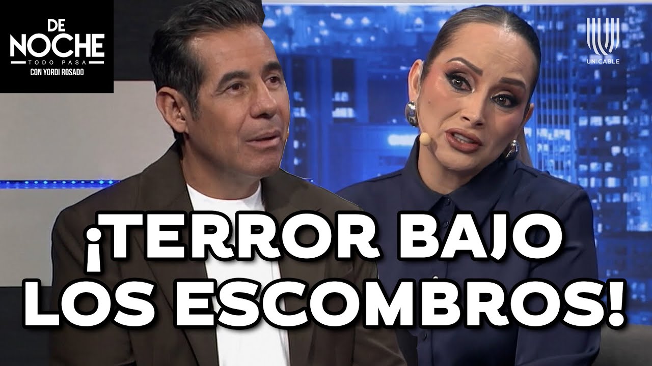 &iexcl;Yordi Rosado se conmueve al escuchar a sobreviviente del sismo del 2017! | De Noche | Unicable
