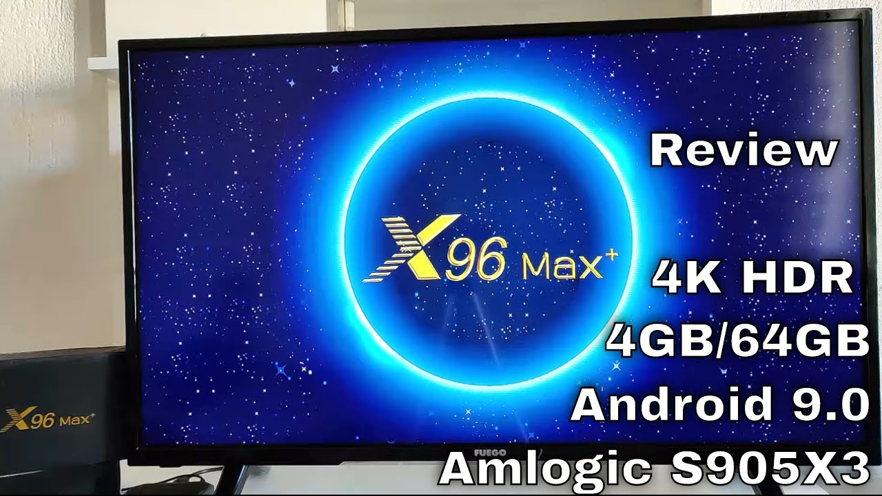 X96 Max Plus TV BOX Android 9.0 Amlogic S905X3 4GB 32GB 64GB 4K