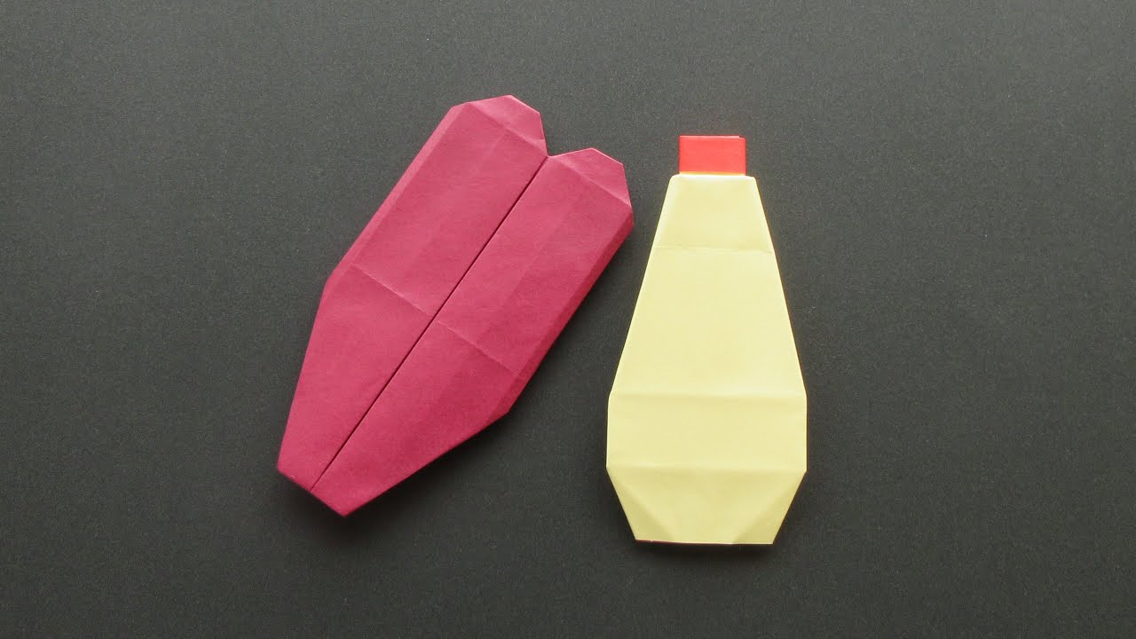 【折り紙】明太子【origami】Spicy Fish Eggs