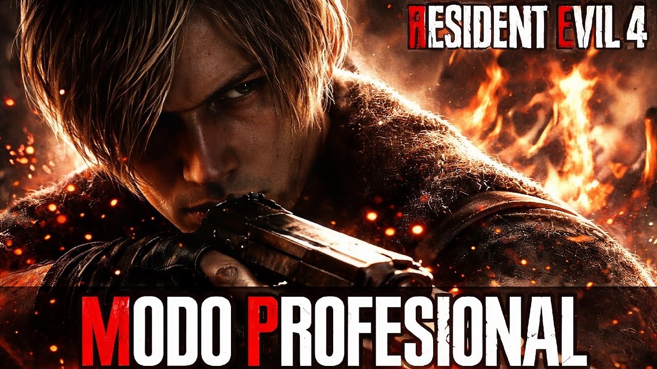 Jugando Resident Evil 4 Remake profesional en directo