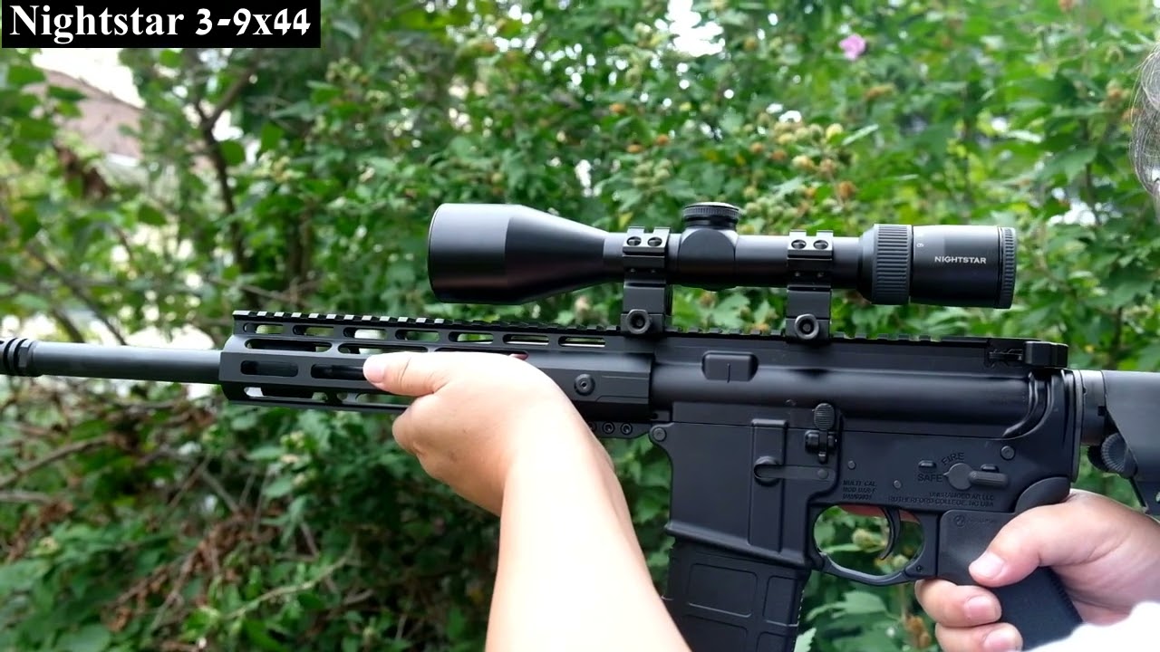 Nightstar 3-9x44 wide angle 1 inch tube fully multicoated riflescope