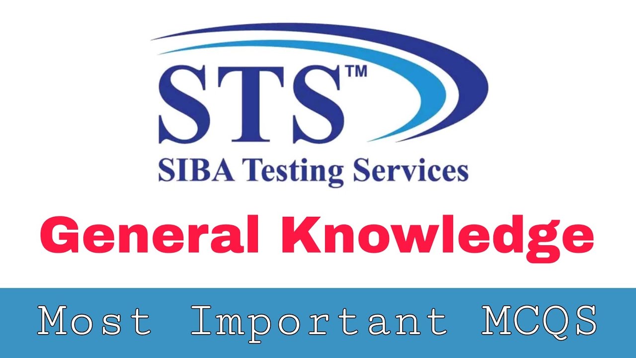 STS Test Preparation 2025||STS Most Important General Knowledge MCQS||Part 1
