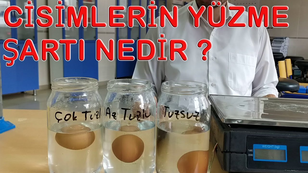 CİSİMLERİN YÜZME ŞARTI