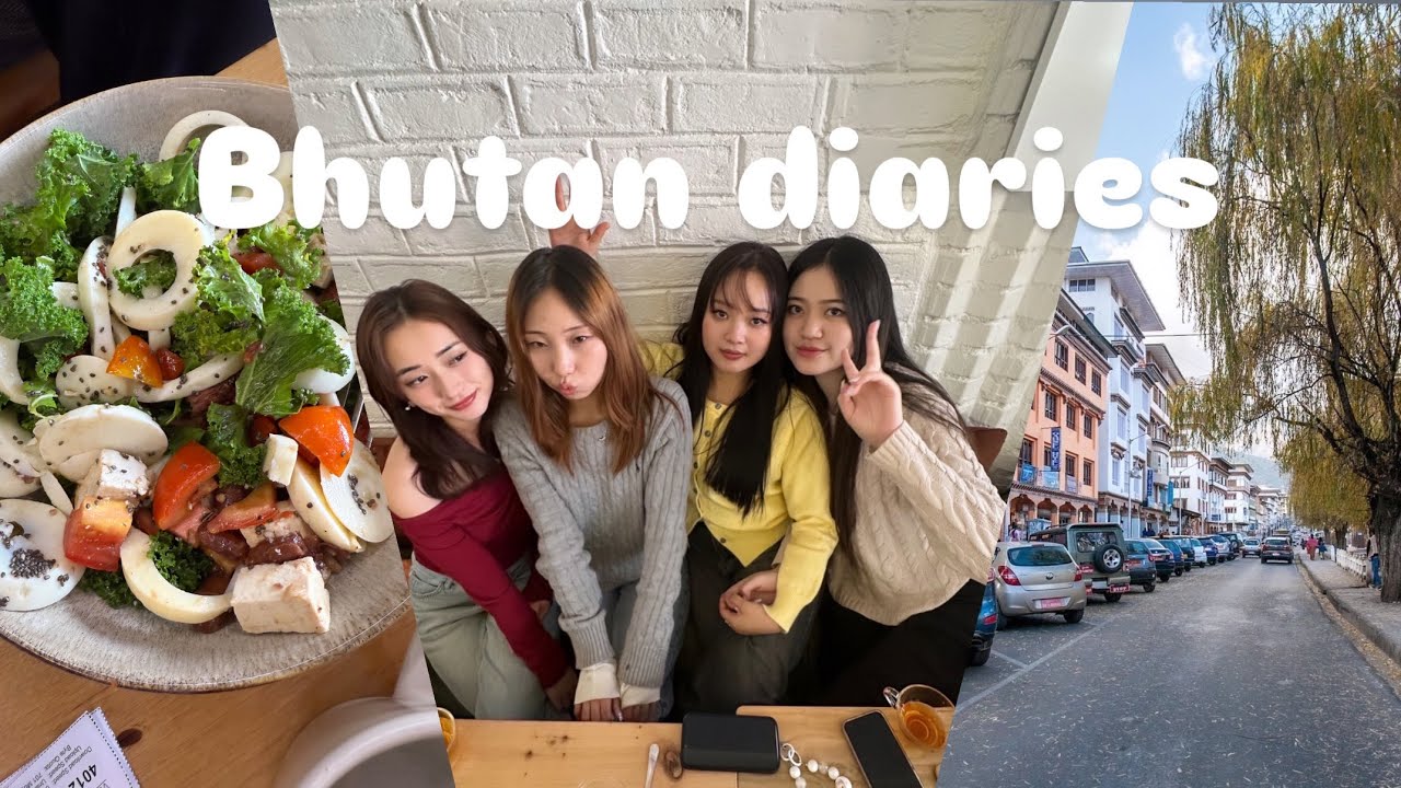 back to bhutan🖇| makeup routine🌷, getting my nails done, reconnecting with friends & more