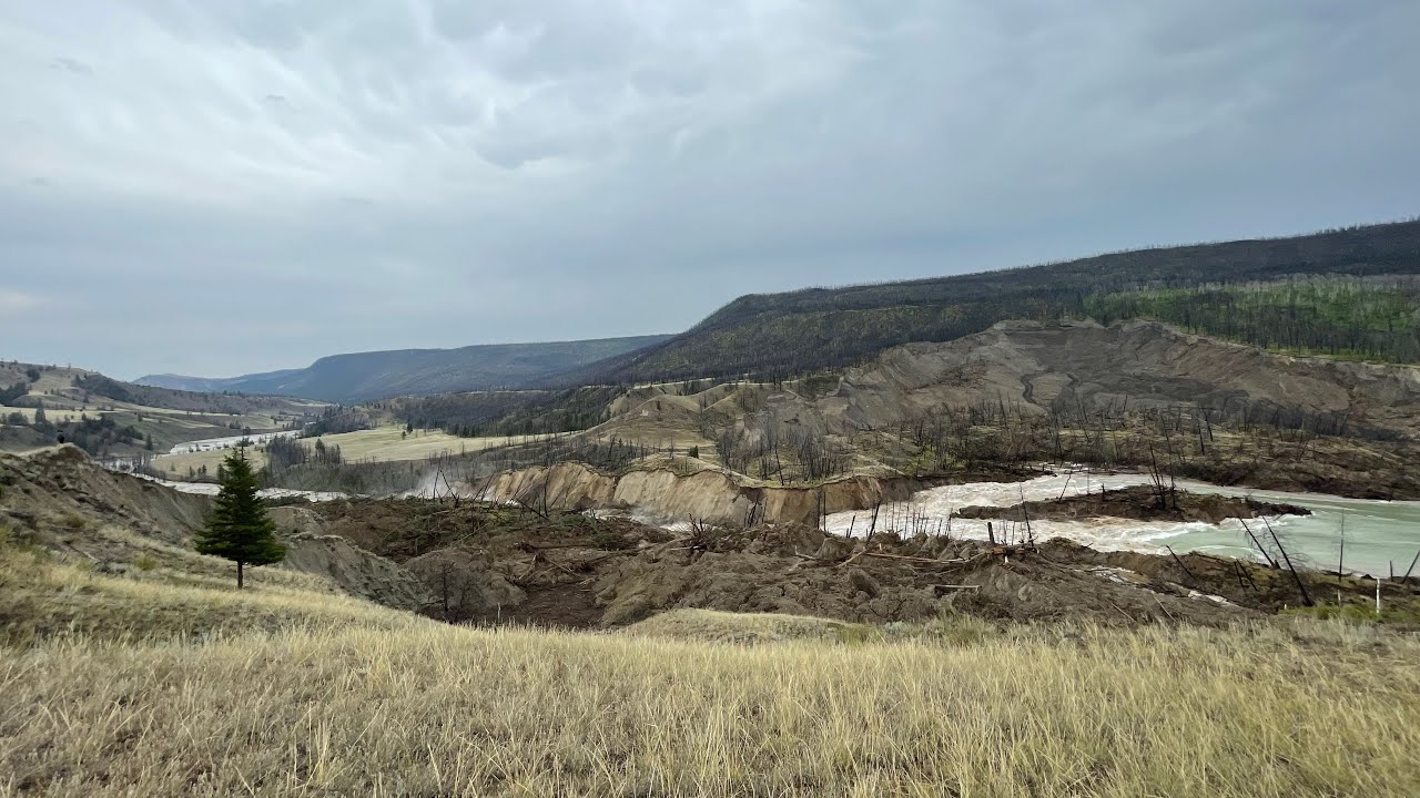 Chilcotin River landslide - More epic footage of dam breach!