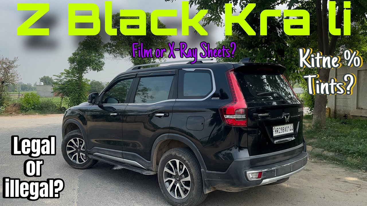 How to use X-Ray sheets on Car| Legal or Illegal?| Is it useful or not?| Full Z Black| kitne% Tint?