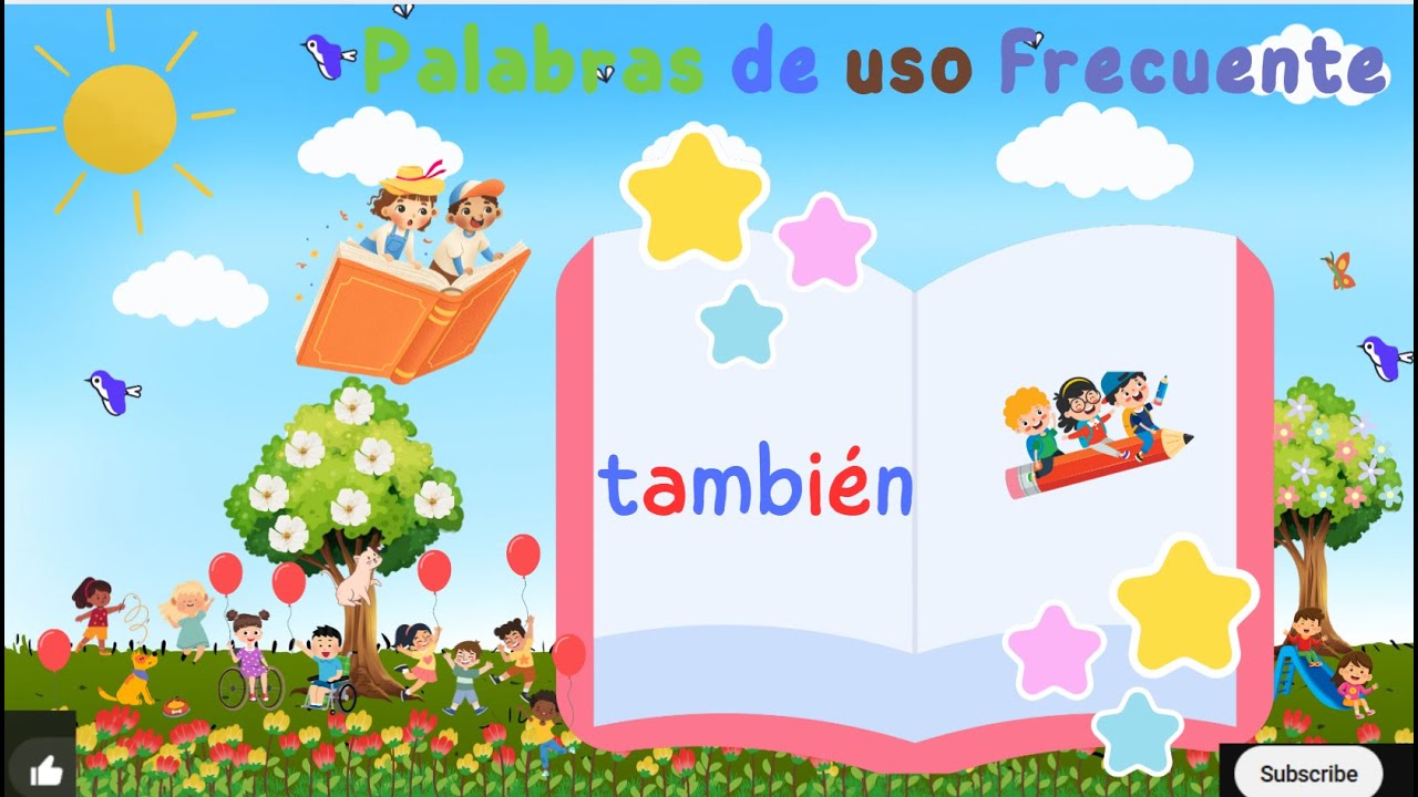 también | Palabras de uso Frecuente | Spanish Sight Words | Aprender a leer y Escribir | Ms. Morales