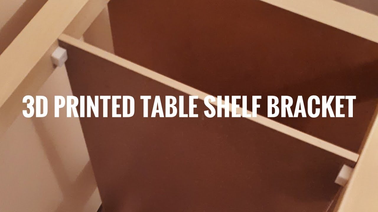 3D Printed Table Shelf Bracket | Ikea Lack Table | #PracticalPrinting