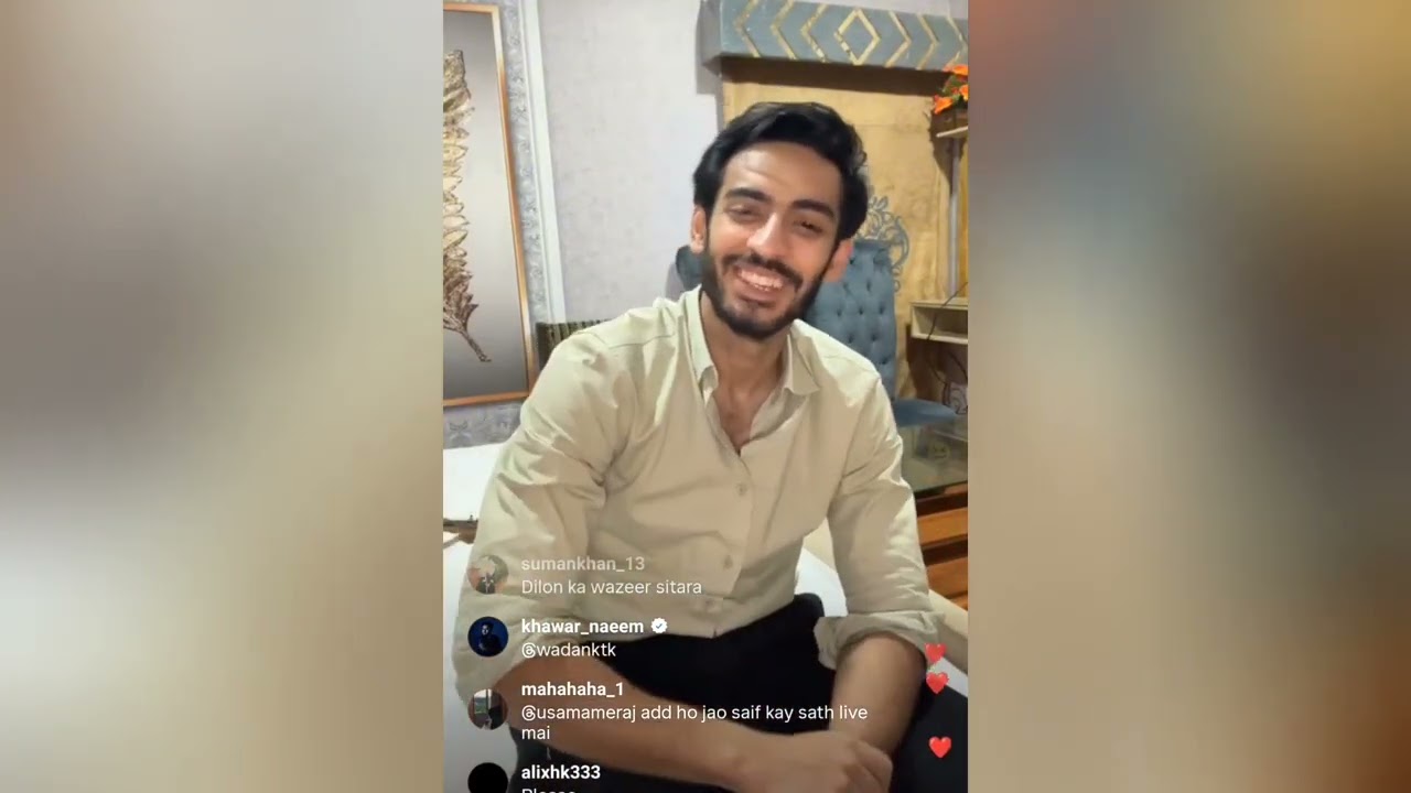 Saif live scene 💞🥰🥰✨