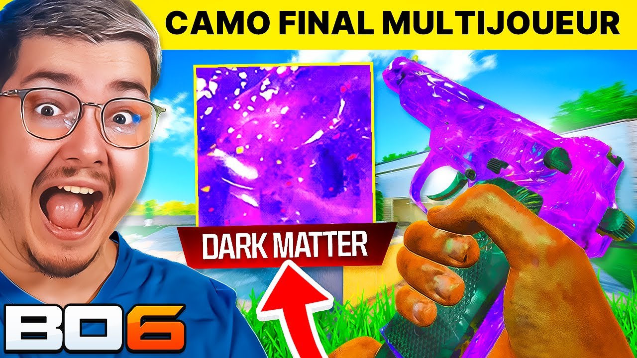 DÉBLOQUER le CAMO FINAL DARK MATTER du MULTIJOUEUR de BLACK OPS 6 ! (enfin)