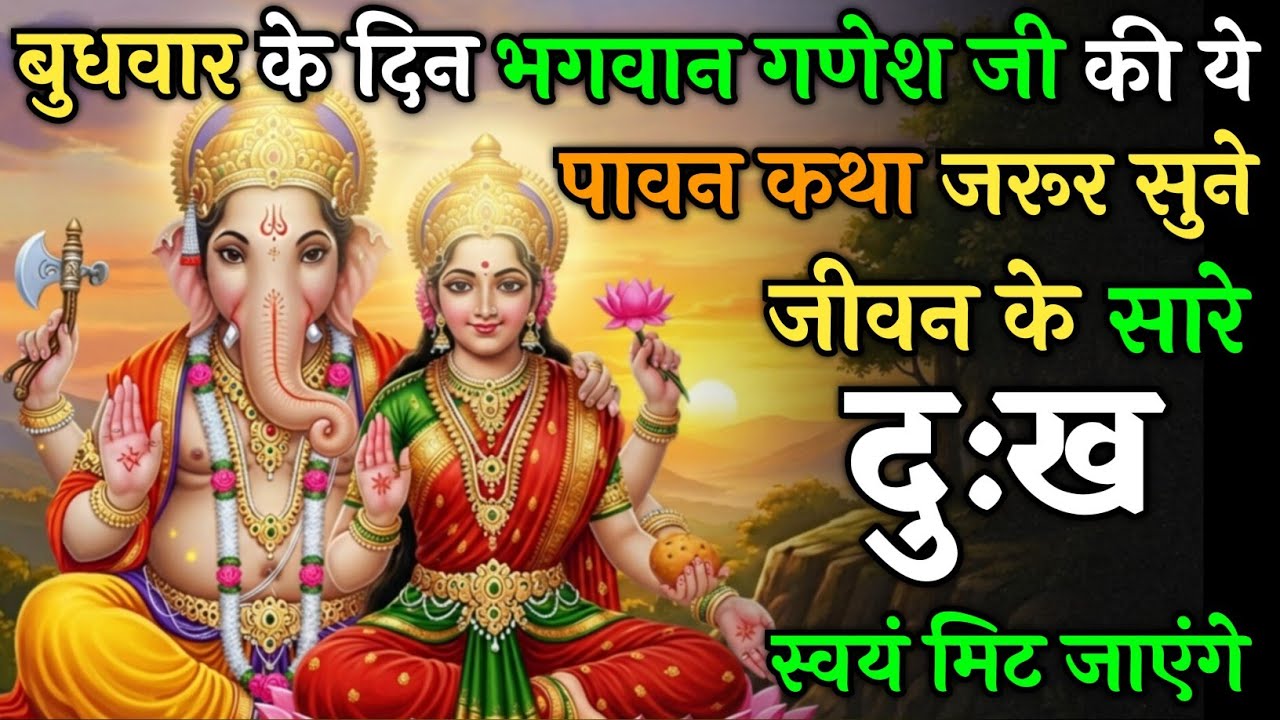 भगवान गणेश और माता लक्ष्मी की ये चमत्कारी कथा सुनली तो, जीवन में कभी दु:ख नहीं आएगा ! | Vrat Kath
