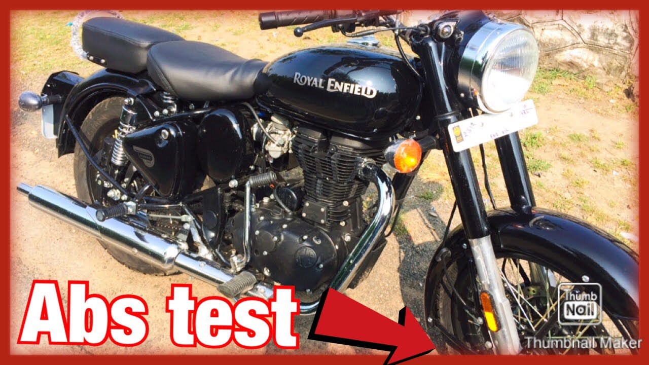 Abs test | bullet | royal enfield | classic 350s | abs | bs4 | 2019 |