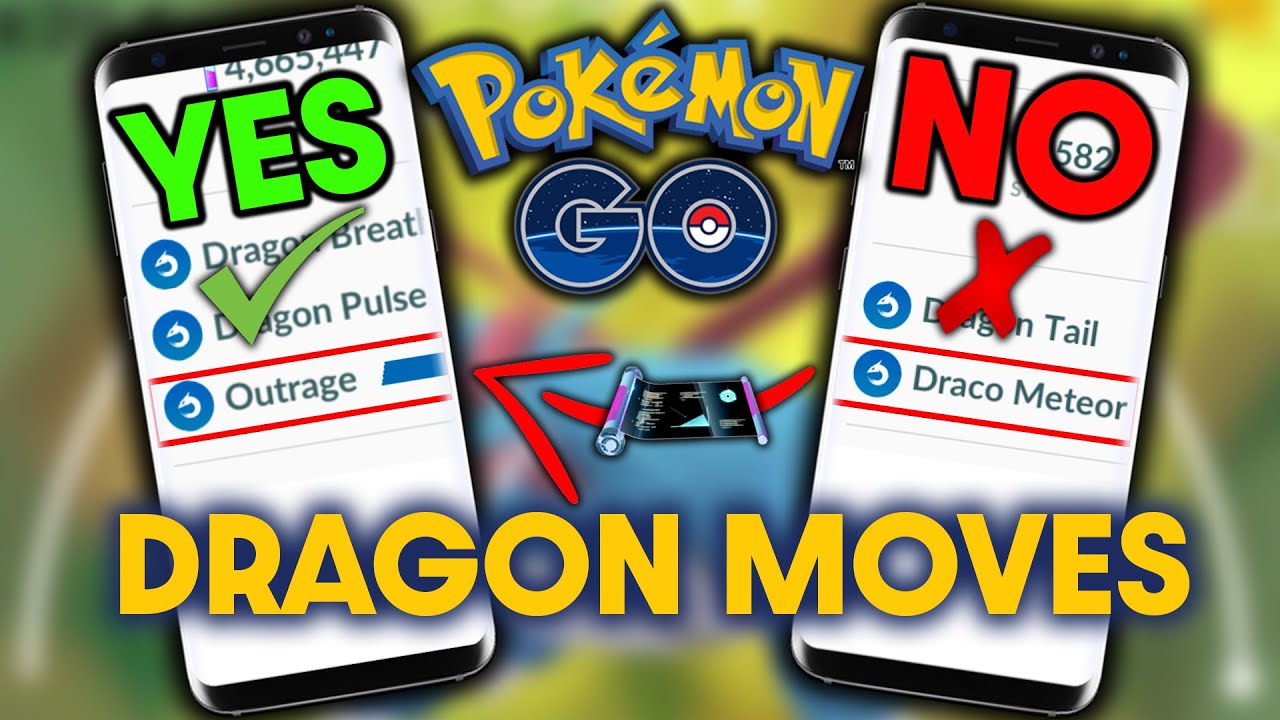 ЛУЧШИЕ ПРИЕМЫ *ДРАКОНЬЕГО ТИПА* в POKEMON GO 