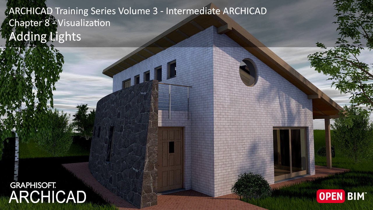 Adding Lights - ARCHICAD Training Series 3 – 45/52