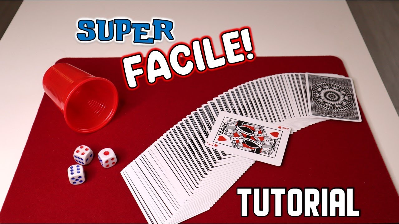Tutorial: TRUCCO DI MAGIA CON DADI E CARTE | LA PREVISIONE MISTERIOSA ACAAN | card trick revealed