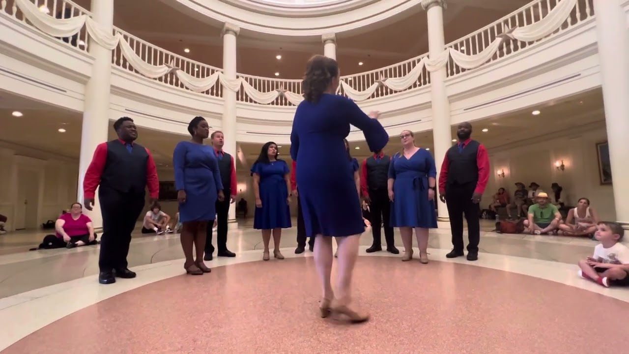 Disney’s Voices of Liberty like I have never seen them like this before very silly 8/8/2023