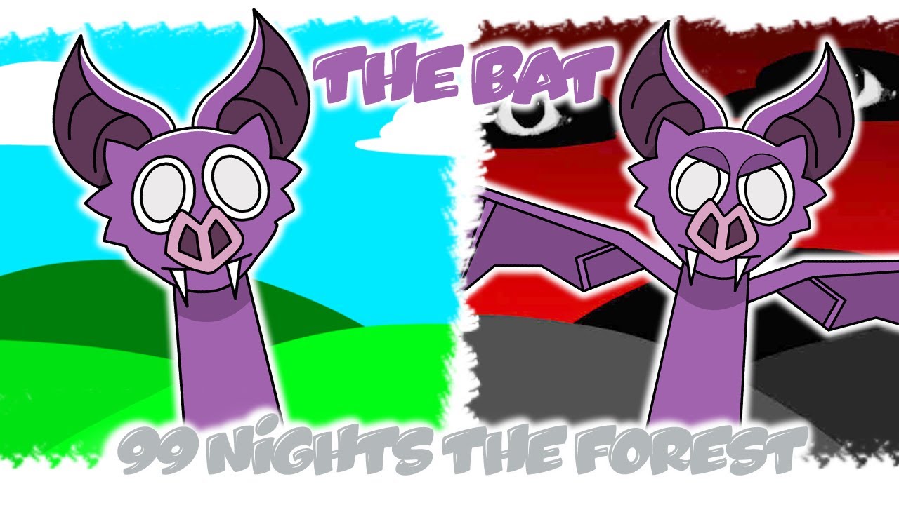 My Sprunki OC: THE BAT (From 99 Nights in the Forest )
