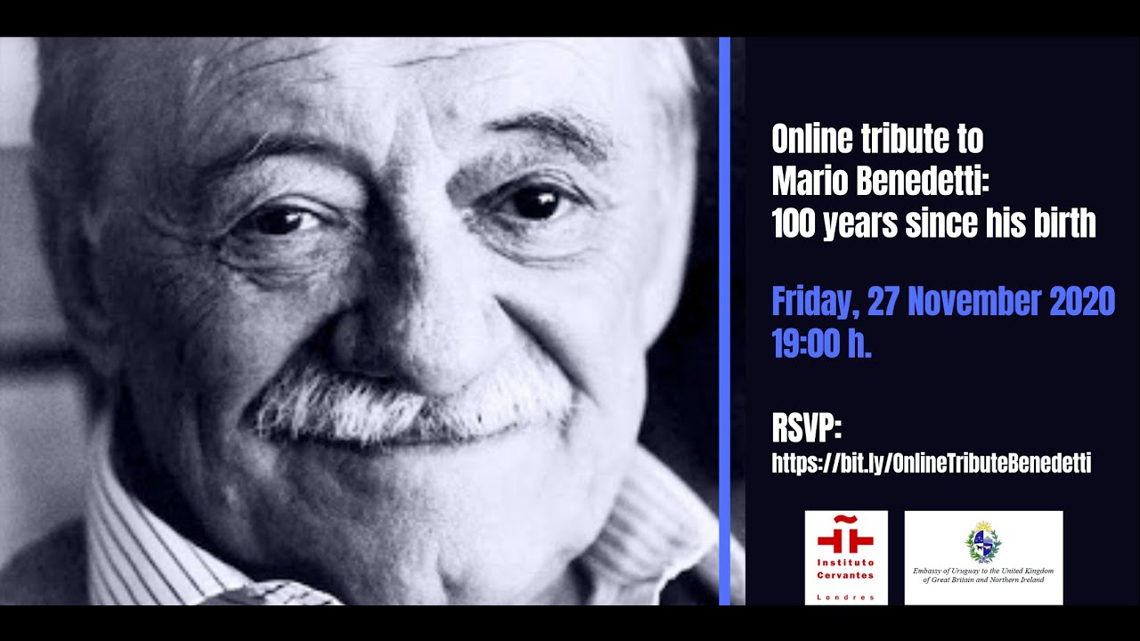 Online tribute to Mario Benedetti: 100 years since his birth