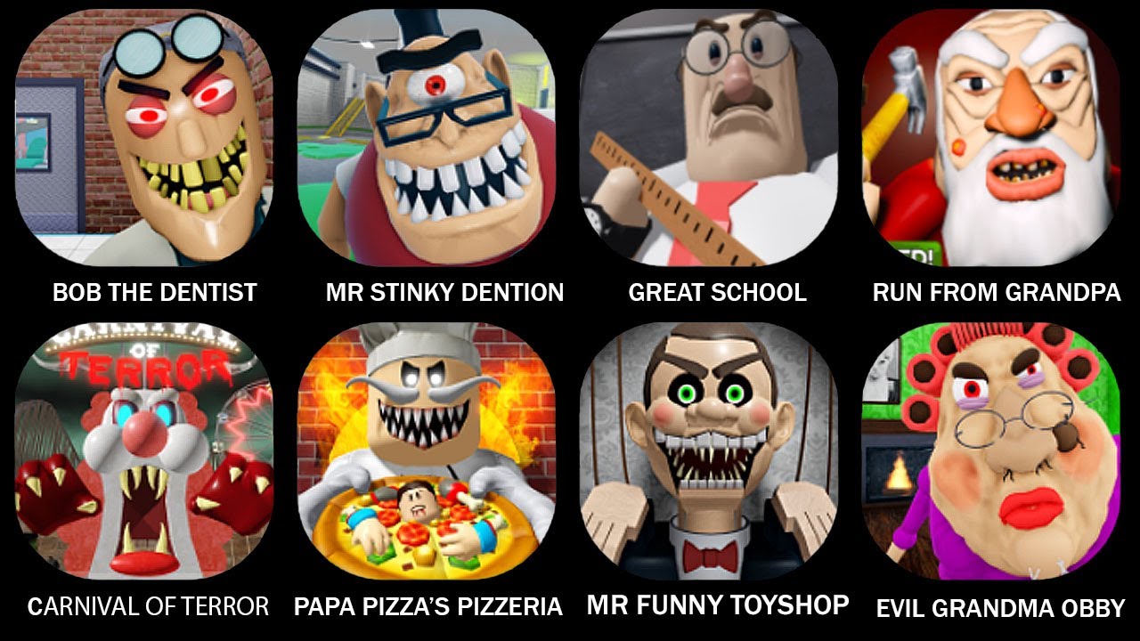 ESCAPE BOB THE DENTIST, ESCAPE MR  STINKY DETENTION, GREAT SCHOOL BREAKOUT, RUN FROM GRANDPA 
