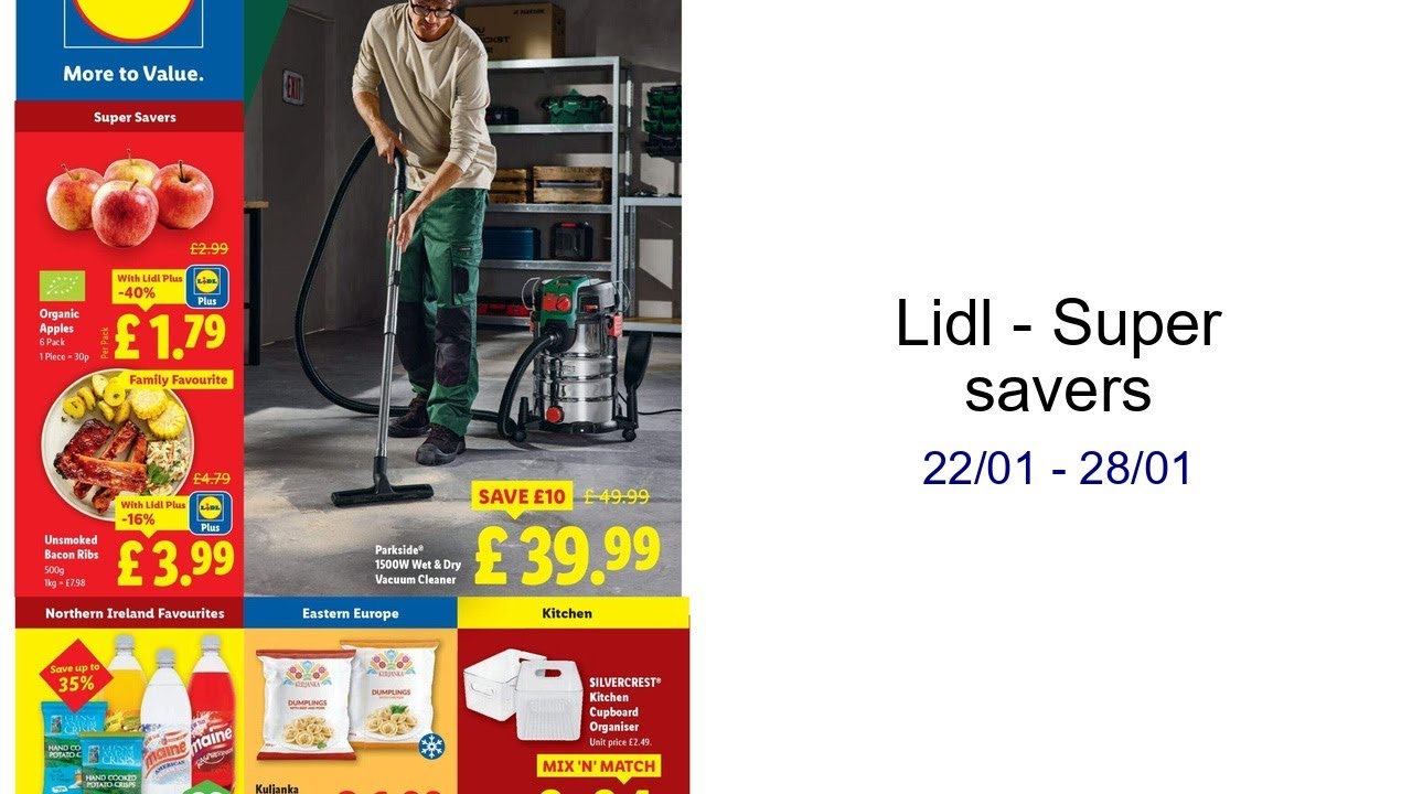 Lidl - Super savers 22/01 - 28/01