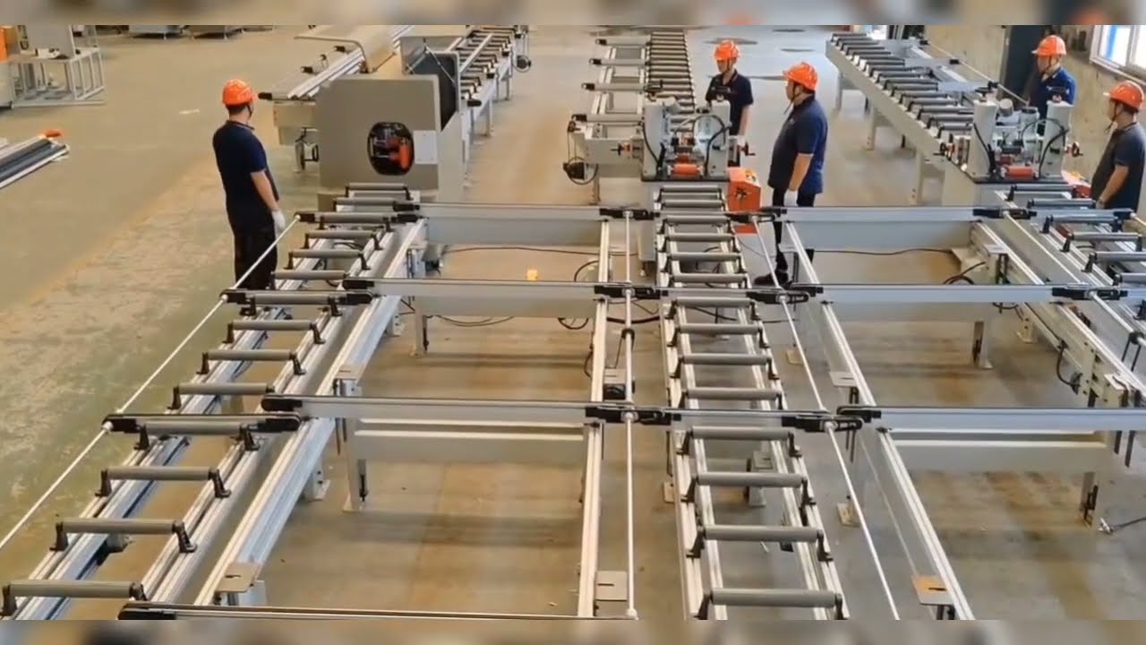 Thermal break aluminium profile production line