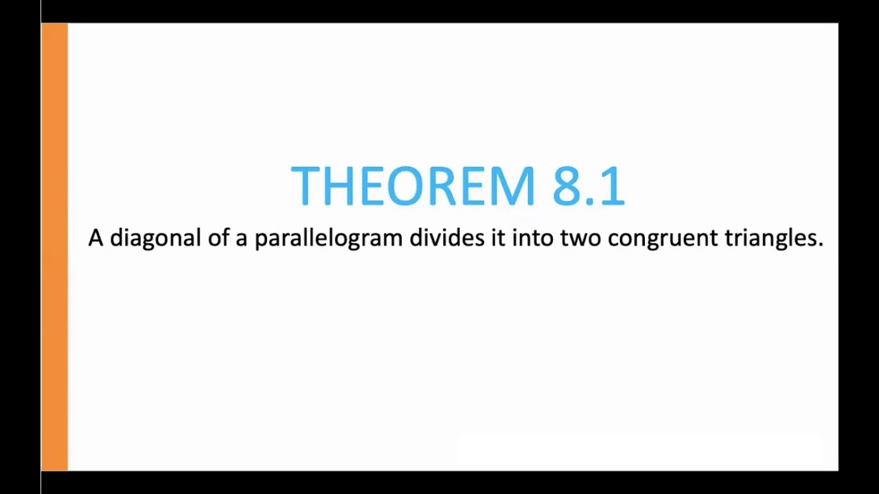 Video_1 Theorem 8.1 (Proof) | Grade 9 | CBSE | NCERT
