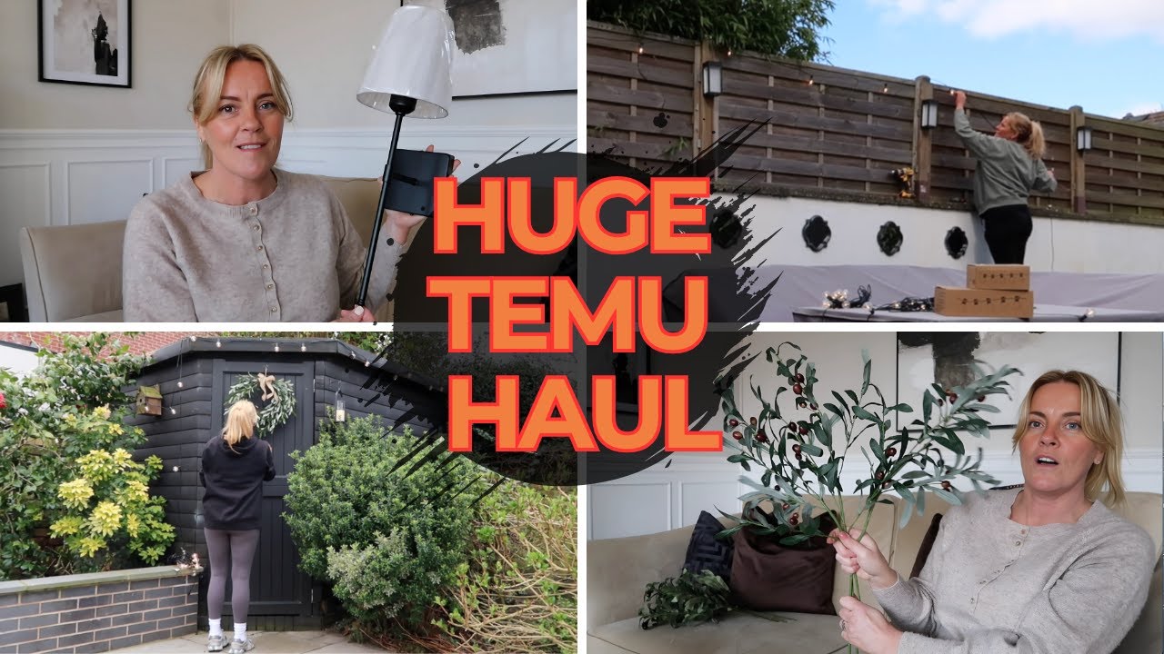Watch Me Create My Perfect Garden Sanctuary! Huge Temu Haul