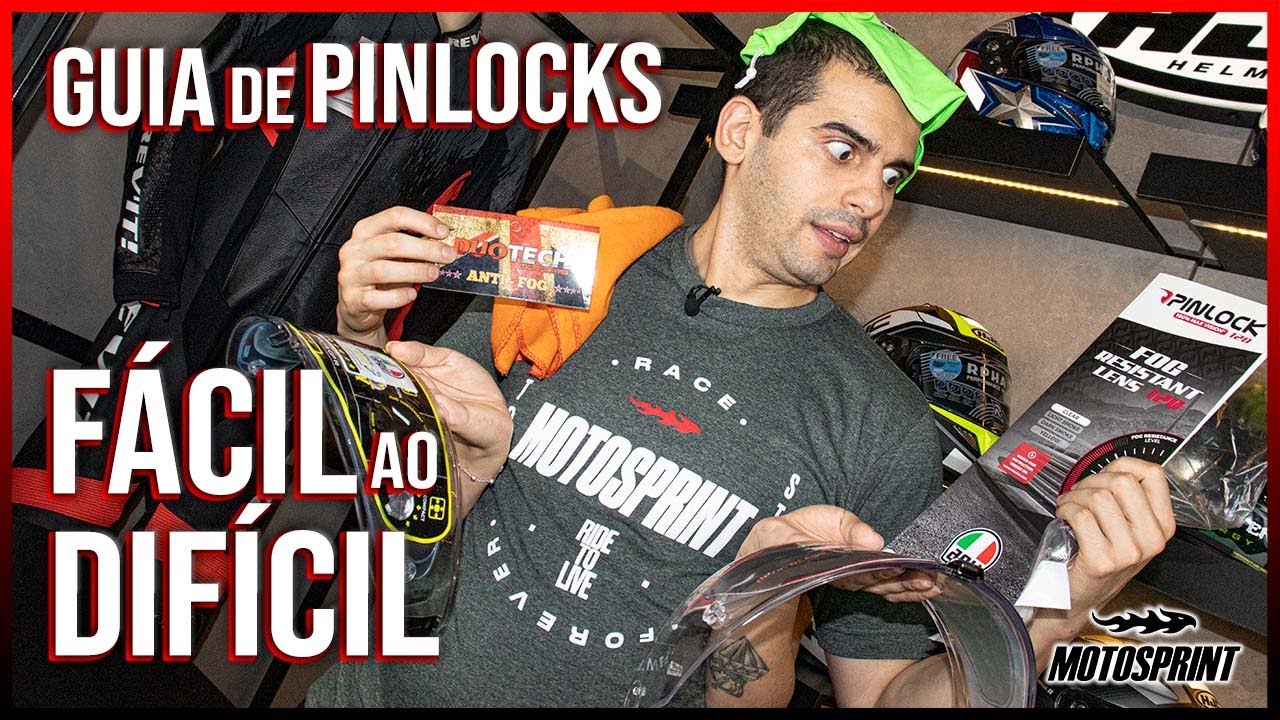 DÚVIDAS | COMO COLOCAR O PINLOCK NA VISEIRA ? (E A DIFERENÇA DO PINLOCK UNIVERSAL) - MOTOSPRINT
