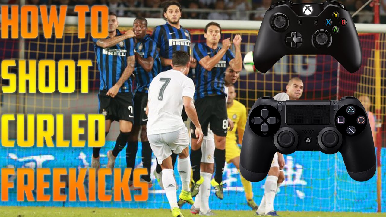 How to Shoot Curled (Curved) Freekick in fifa 16 | Gamebling