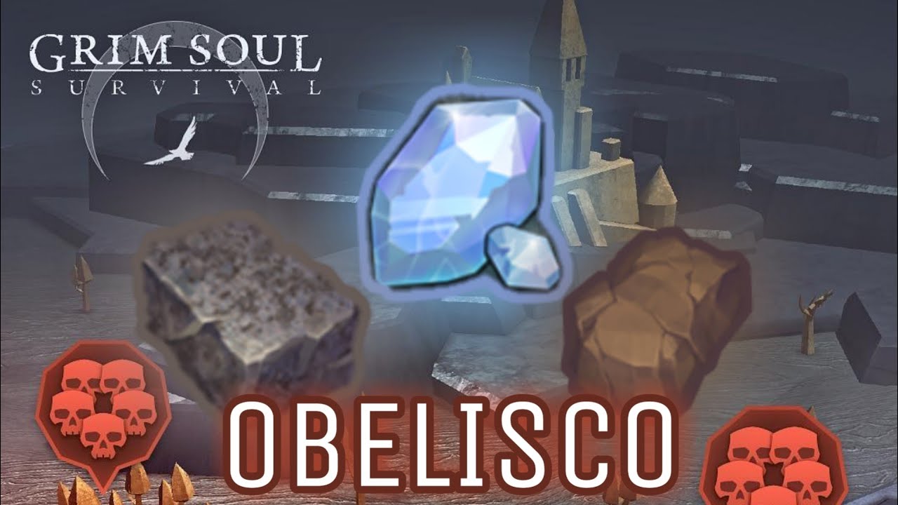 Grim Soul Survival Como conseguir Piedras Lunares, Arcilla y Granito | Materiales para el Obelisco