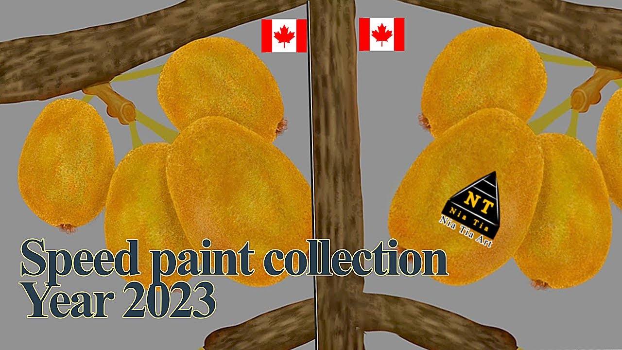 SPEED PAINT  COLLECTION (year 2023)  | kiwi digital painting| 