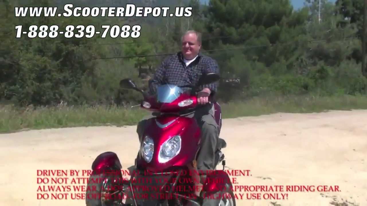 Trike scooter, Sunny MC_D50TKA, Perfect Suspension performance on Hill