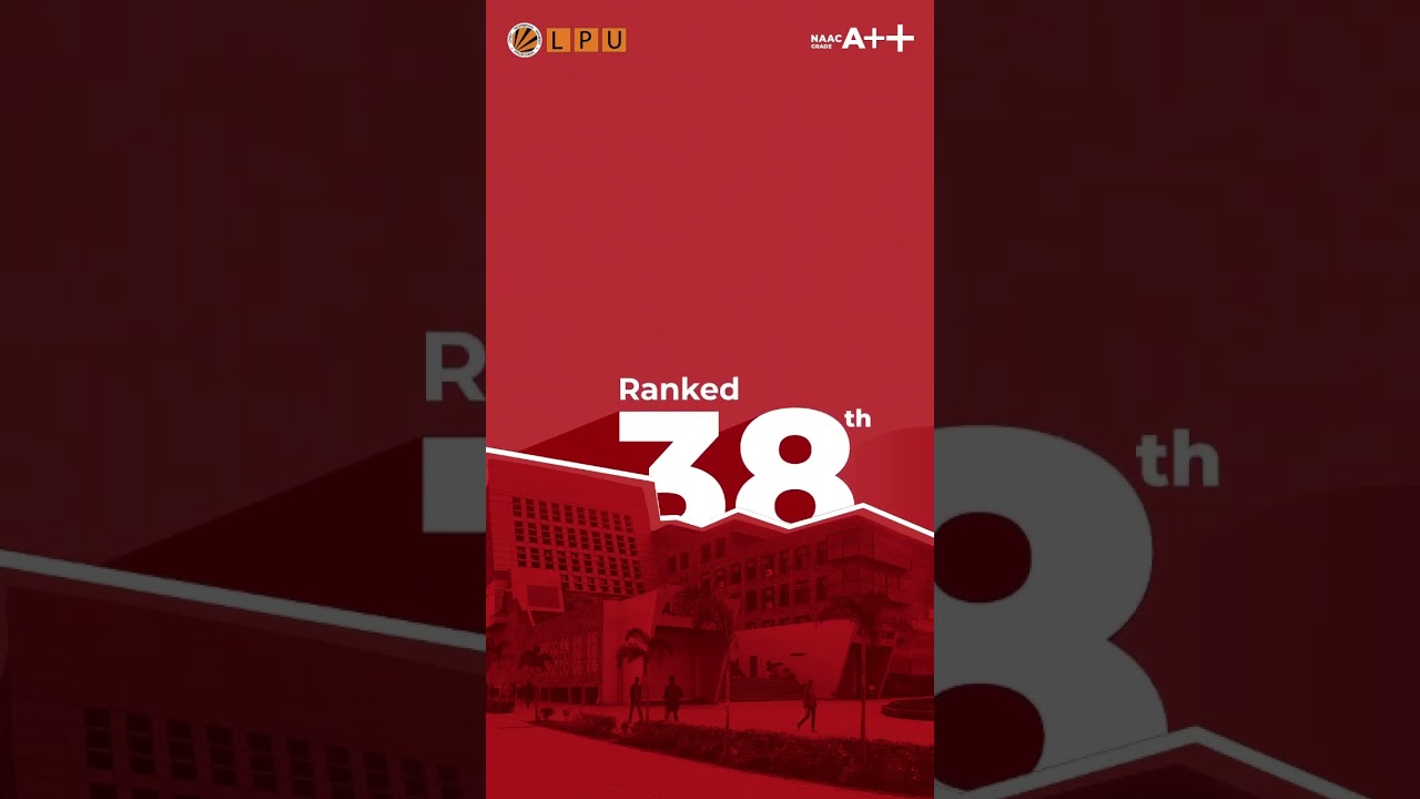 LPU NIRF Rankings 2024 | 27th Rank Overall | Best University | Think BIG
