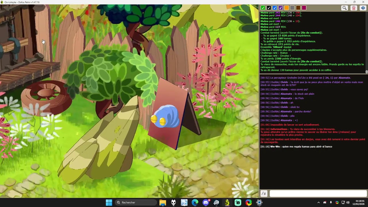 40/206 parcho avant de pvp #dofusRetro