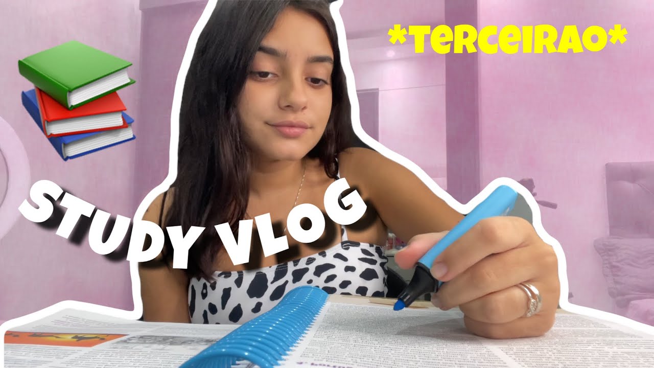STUDY VLOG - COMO SE MOTIVAR PRA ESTUDAR NA QUARENTENA! *study with me*