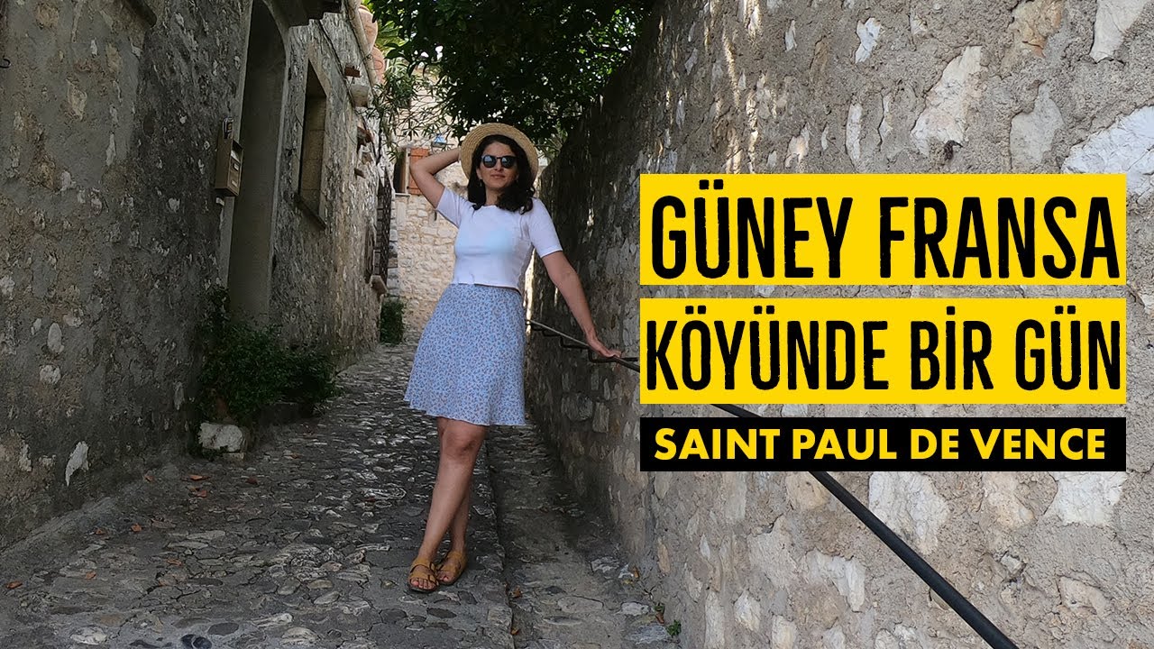 Güney Fransa'nın MASALSI Köyünde 1 Gün Geçirdik! (Saint Paul de Vence Gezisi)