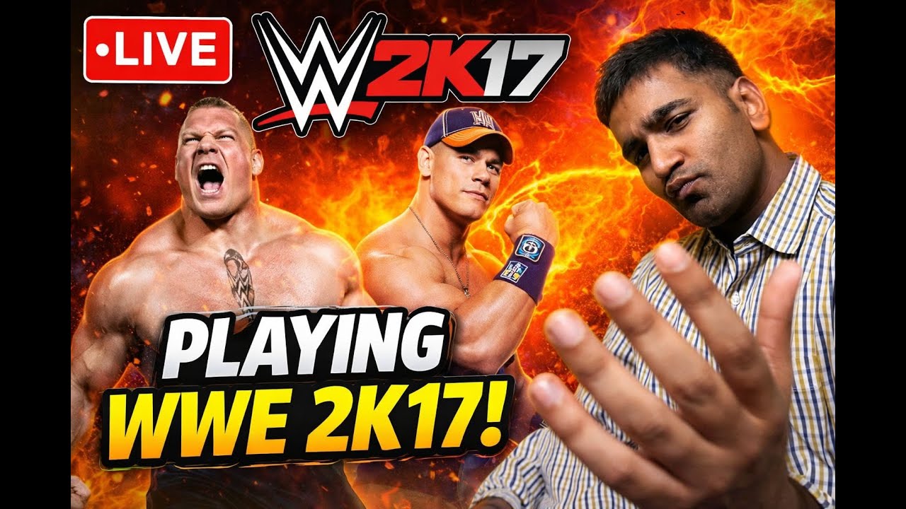 RIZZHUB IS LIVE- RIZZHUB plays wwe 2k17 as Brock Lesner