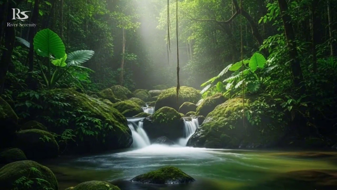 River Sound for Sleeping with Smooth Water Flow Ambience for Stress Reduction and Calm Night