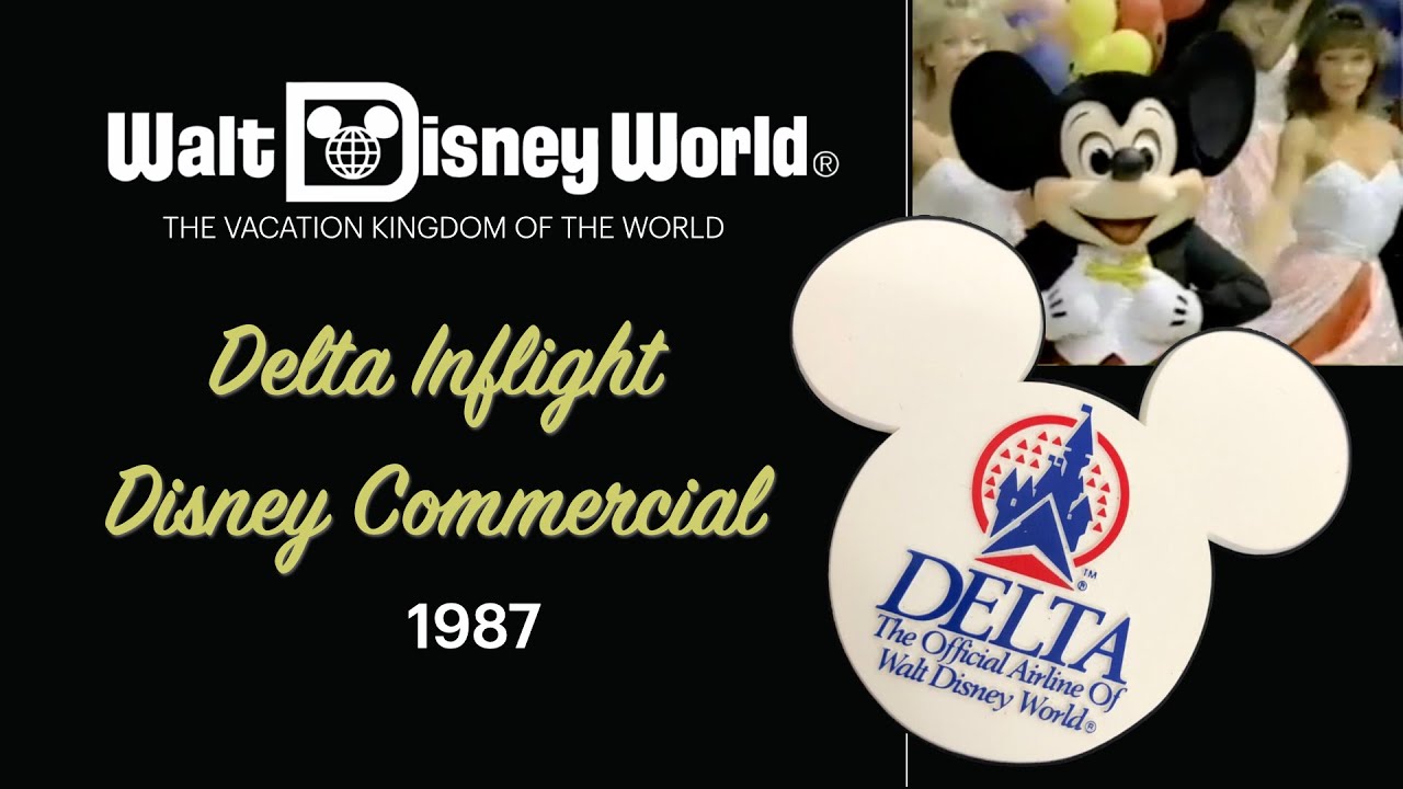 1987 Walt Disney World Delta Commercial: Nostalgic Journey with Kids of the Kingdom!