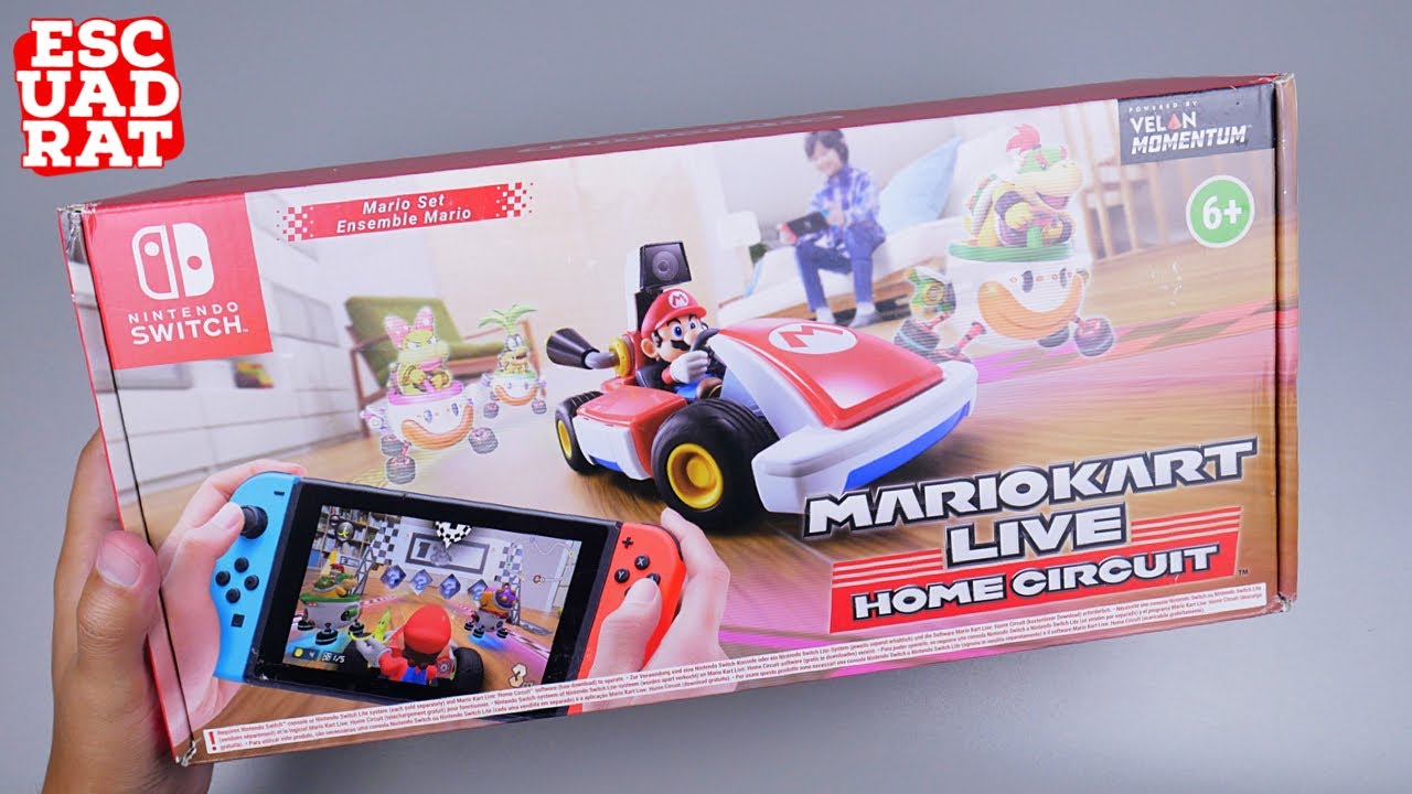 Mario Kart Live: Home Circuit Indonesia, Unboxing Setup Gameplay Nintendo Switch Mario Kart Live