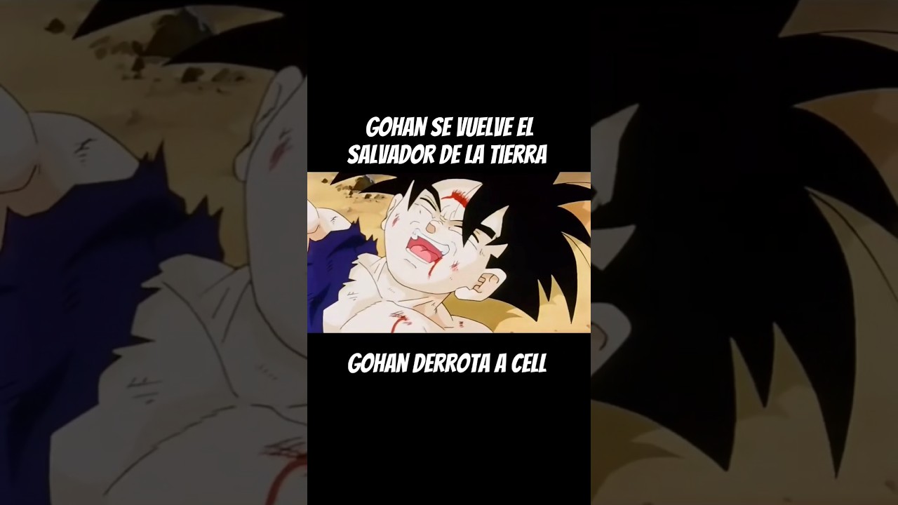 Gohan derrota a Cell pt3 #gohan #goku #dragonball #anime #shorts #shortvideo #youtubeshorts