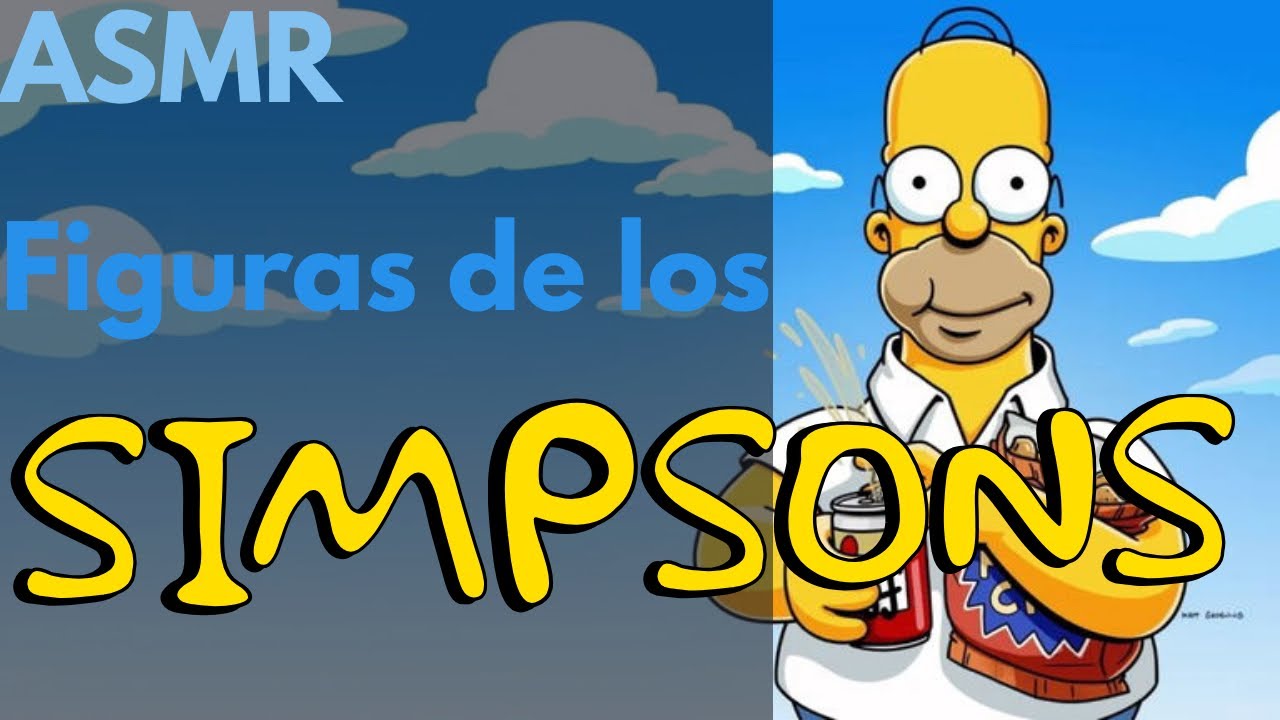 ASMR | Mostrando figuras de los The Simpsons y leyendo sus biografías 