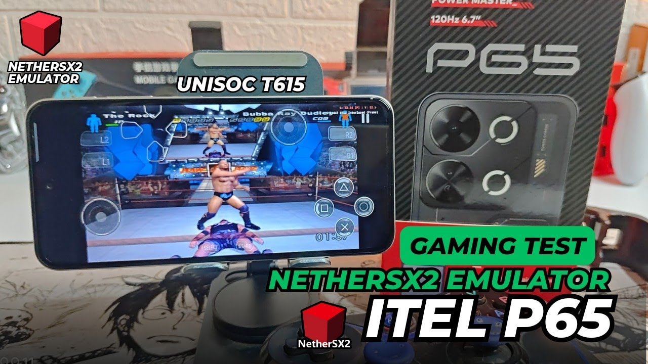 GAMING TEST ITEL P65 On NetherSX2 Emulator  - UNISOC T615