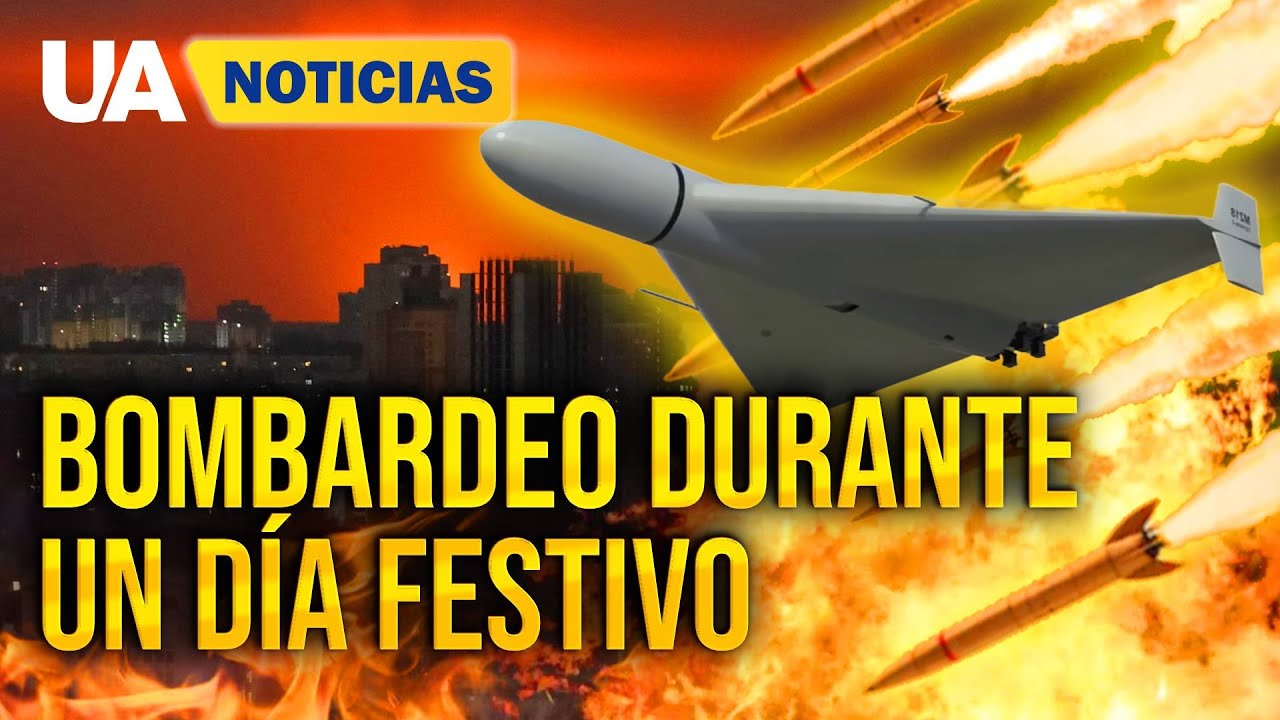 &iexcl;ATAQUE MASIVO durante un D&Iacute;A FESTIVO! Ucrania bajo el ataque de drones y misiles rusos