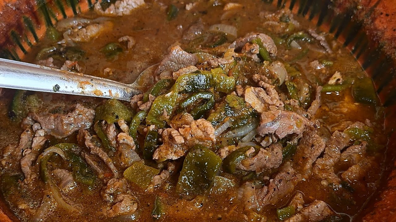 Bistec En Chile Tatemado Con Rajas, Lo Vas A Querer Hacer Diario