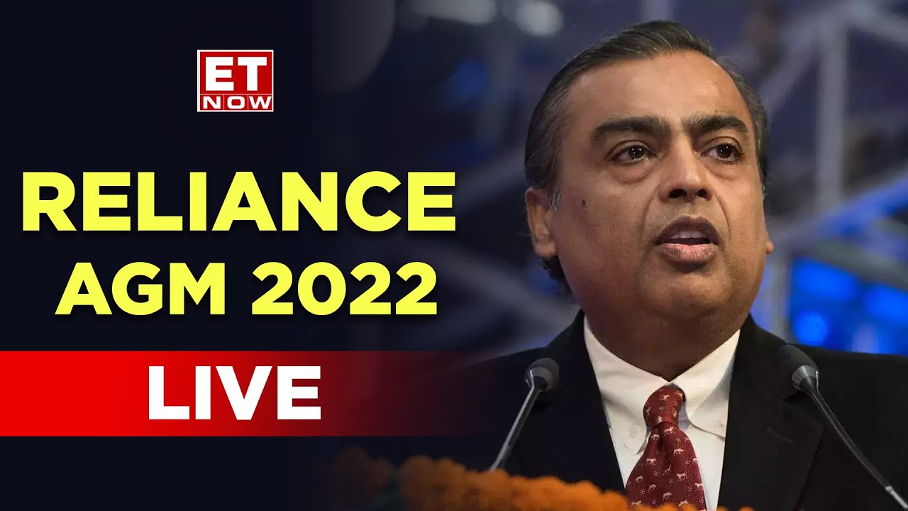 Reliance AGM 2022 Live | Mukesh Ambani | Jio | Special Coverage on ET NOW | Business News