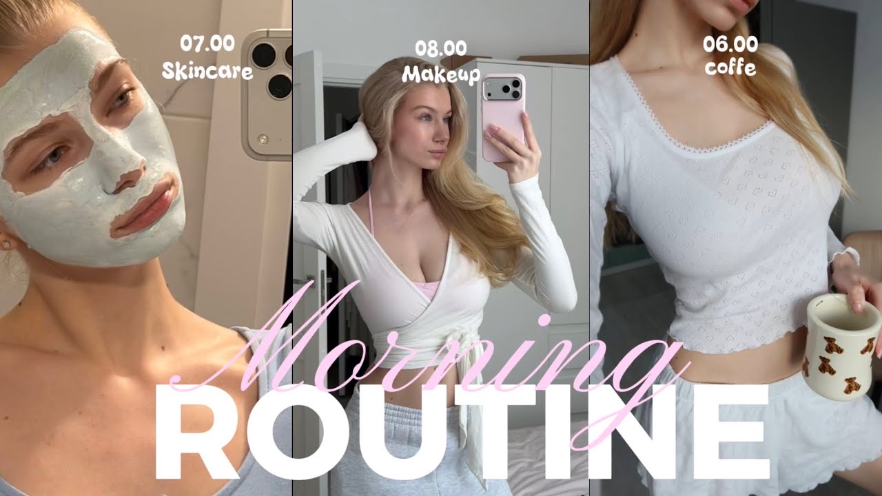 Morning routine|GRWM🧸 уход за собой, завтрак 