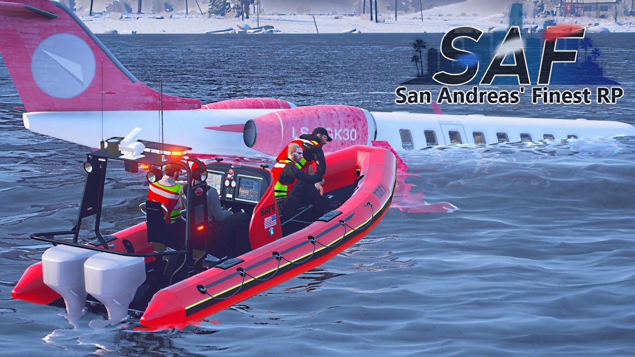 SA'F #448 - Ice Brings Down Aircraft! | GTA V RP