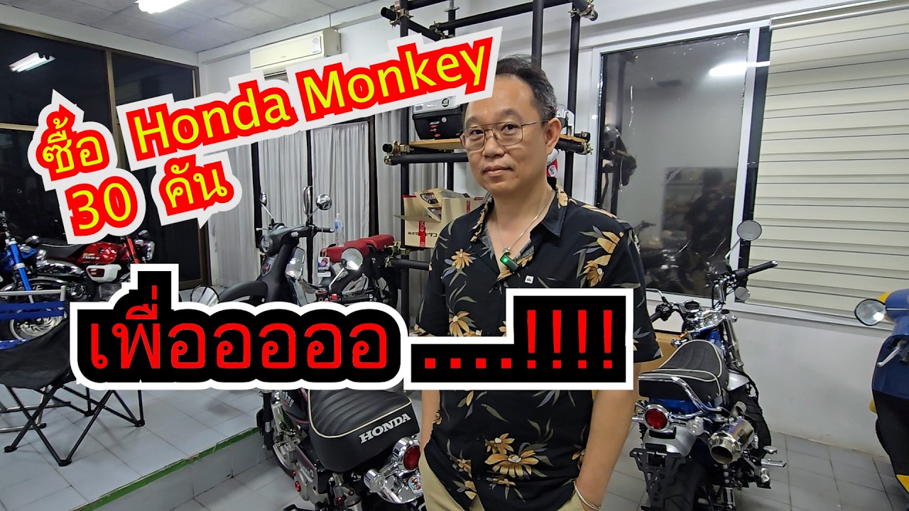 Кто-то действительно купил 30 мотоциклов Honda Monkey.