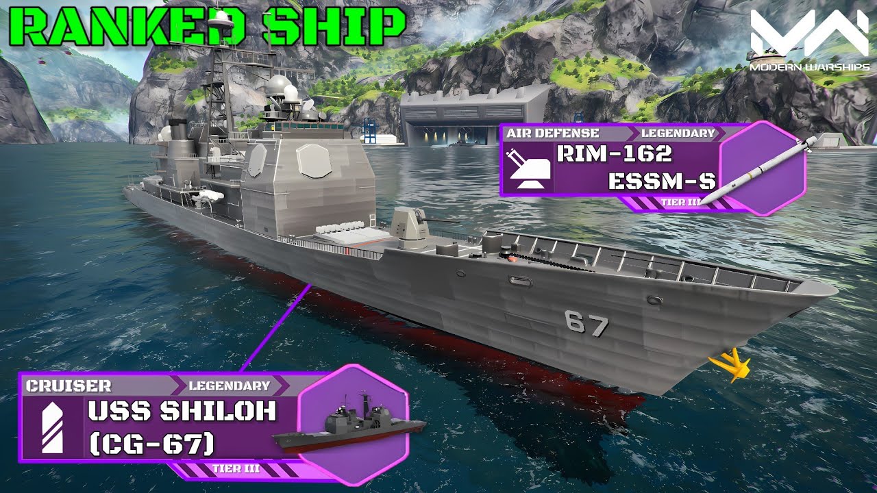 New Ranked Ship! USS Shiloh (CG-67) New Legendary Cruiser | Modern Warships Alpha Test